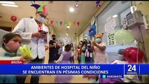 Denuncian falta de infraestructura y carencias de equipos en Hospital del Niño