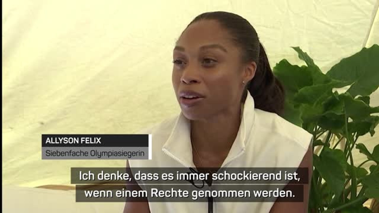 Sprintstar Felix verurteilt US-Abtreibungsverbot