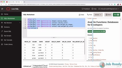 2. Compute Running Totals with Ordering and Partitioning