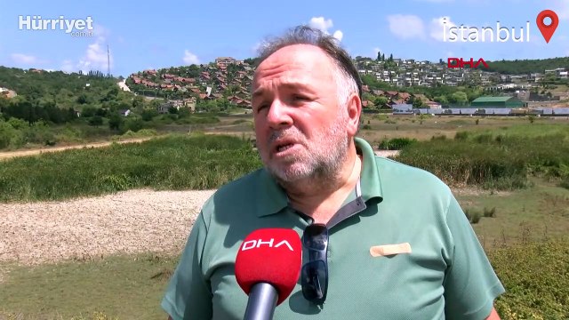 Riva'da göçmen kuşların konakladığı gölet kurudu