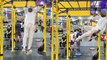 'Man amazes everyone in gym by performing incredible aerial dance '