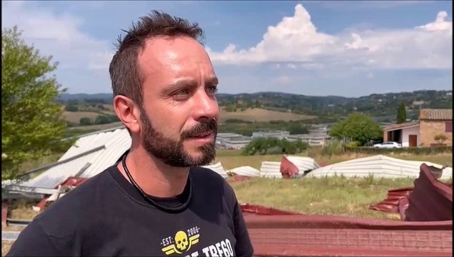 Siena, centro commerciale devastato dalla bufera