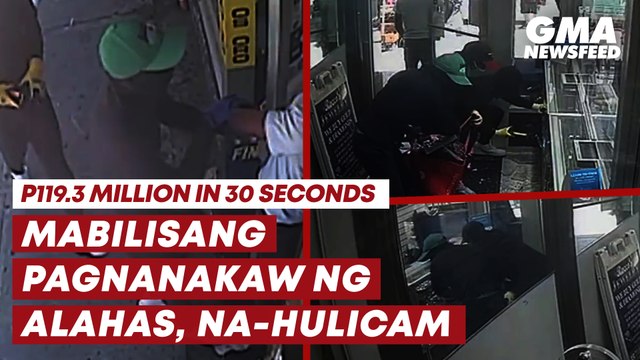 Mabilisang pagnanakaw ng alahas, na-hulicam | GMA News Feed