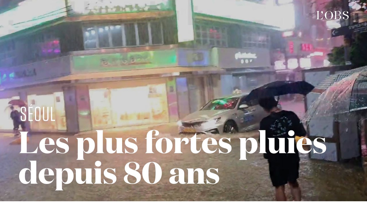 Les pluies diluviennes qui se sont abattues sur Séoul ont tué au moins 7 personnes