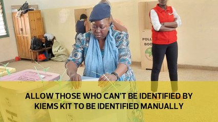 Allow those who can't be identified by KIEMS kit to be identified with manual register - Ruth Odinga