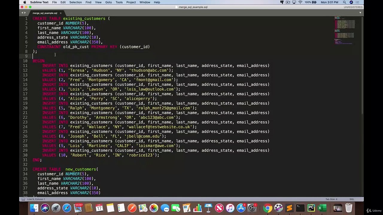 7. MERGE Statement in Oracle