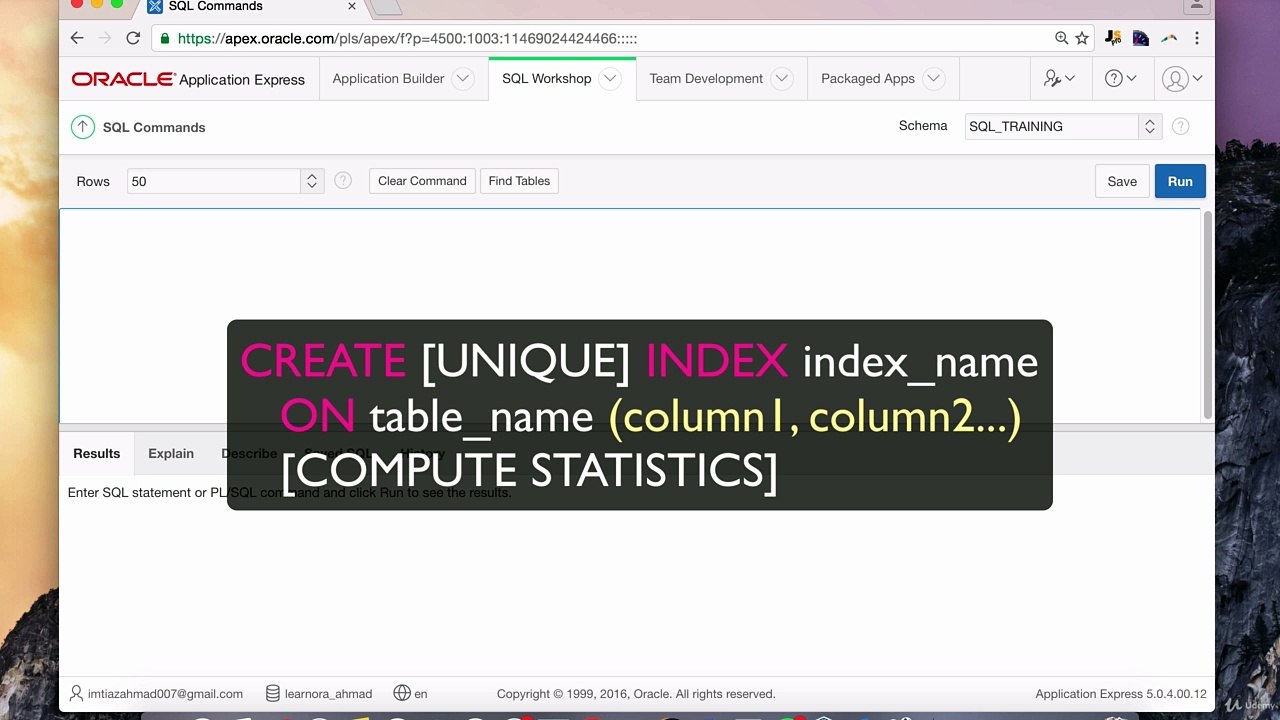11. Working With Database Indexes