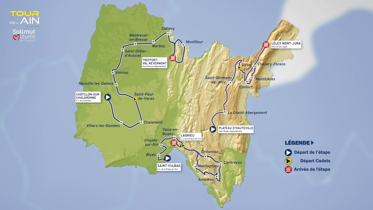 Tour de l'Ain 2022 - Le parcours du Tour de L'Ain avec le grand retour aux sources de Julian Alaphilippe !