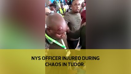 NYS officer injured during chaos in Tudor