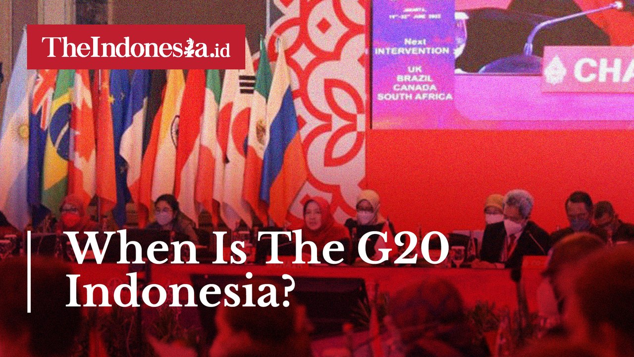 When Is The G20 Indonesia?