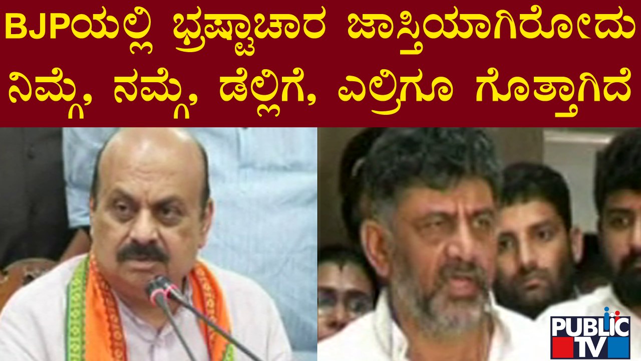 DK Shivakumar : ಬಿಜೆಪಿಯಲ್ಲಿ ಭ್ರಷ್ಟಾಚಾರ ಜಾಸ್ತಿಯಾಗಿದೆ | Karnataka BJP | Public TV