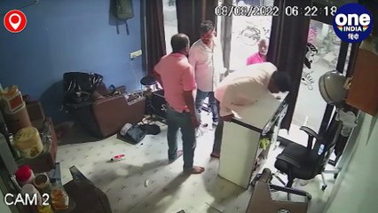 रीवा में भाजपा नेता की गुंडागर्दी