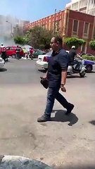 السيطرة على حريق سيارة فى أحد شوارع حى الشرق ببورسعيد