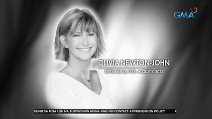 Music icon at 4-time Grammy winner na si Olivia Newton-John, pumanaw sa edad na 73 | 24 Oras