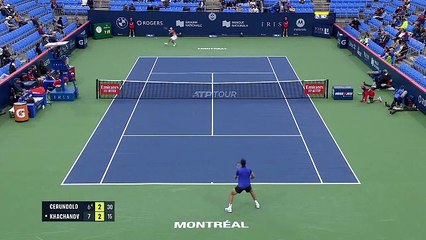 Cerúndolo cayó frente a Kachanov en la primera ronda de Montreal