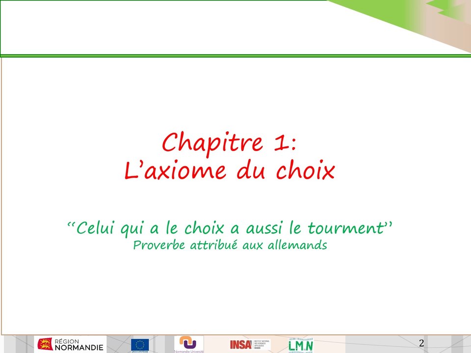 Avons-nous le choix ?
