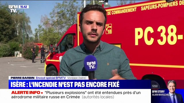 Incendie en Isère: 100 hectares de végétation ont brûlé, le feu ne progresse plus
