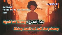 KARAOKE - tôi yêu anh từ một ánh nhìn.... - CILTEE REMIX