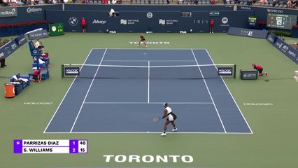 Serena Williams consigue su primera victoria del año en Toronto ante Nuria Párrizas