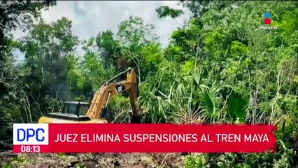 Juez elimina suspensiones al Tren Maya