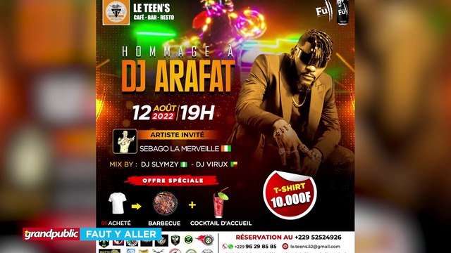 DJ ARAFAT À L'HONNEUR, UN HOMMAGE DES MOTARDS MÉRITÉ EN COURS