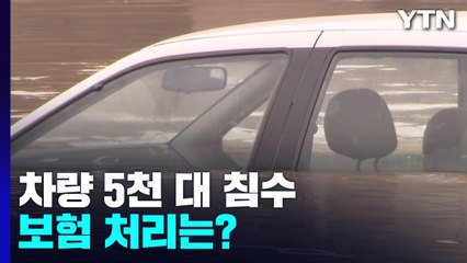 폭우로 차량 5천 대 침수...보험 처리는? / YTN