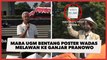 Viral, Aksi Mahasiswa Baru UGM Bentangkan Poster Wadas Melawan ke Ganjar Pranowo