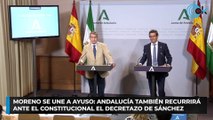 Moreno se une a Ayuso: Andalucía también recurrirá ante el Constitucional el decretazo de Sánchez