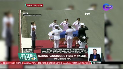 Dating Pangulong Fidel V. Ramos, inilibing na | SONA