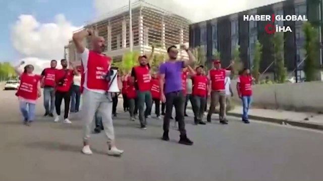Kocaeli'nin Dilovası ilçesinde işçinin pres makinesinde sıkışarak hayatını kaybettiği fabrikada eylem!