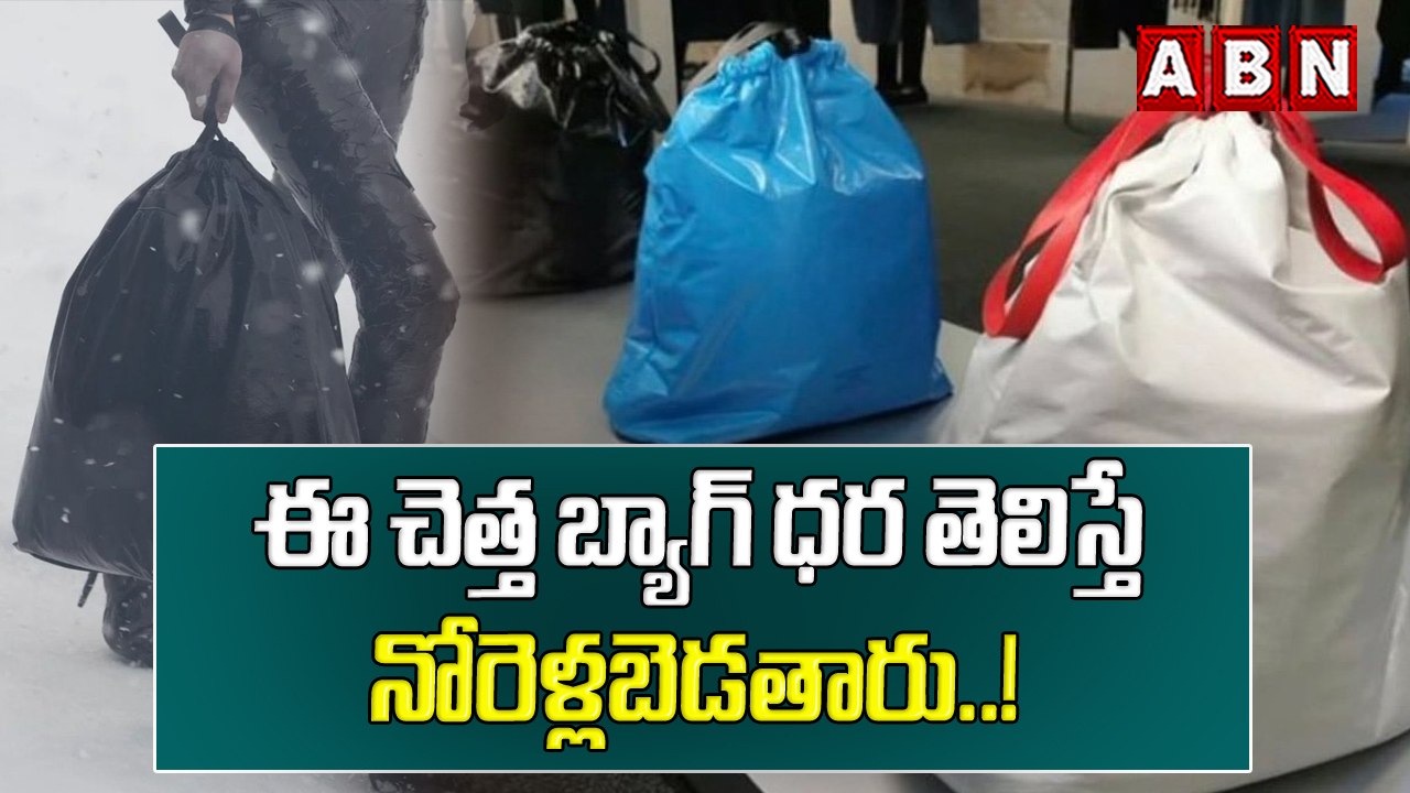 ఈ చెత్త బ్యాగ్‌ ధర తెలిస్తే నోరెళ్లబెడతారు..! |...