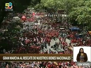 JPPT se unen a la gran macha en apoyo al regreso de nuestros bienes nacionales