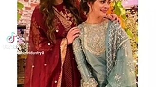 Aiman and Minal khan wedding in iqra Aziz pics tik tok video