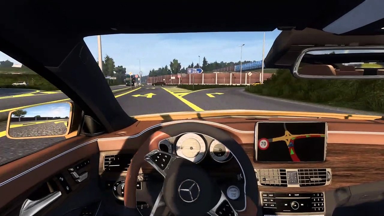 Euro Truck Simulator 2 (ets2) / Mercedes Benz CLS Class mod 1.43 #ets2 #gaming #games #game