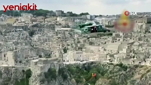 İtalya'da nefes kesen kurtarma operasyonu!