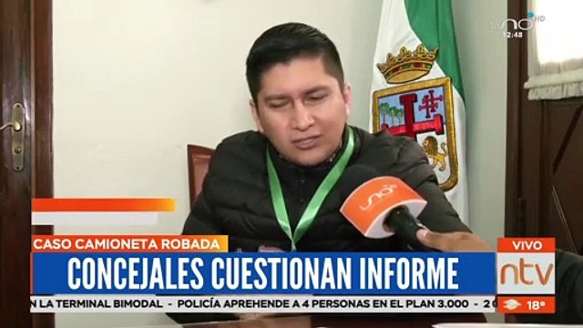 Concejales ven contradicciones con respecto a la camioneta