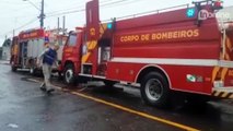 Incêndio atinge casa localizada no Jardim Ponta Grossa; Veja