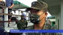 Taiwán efectúa ejercicios militares y acusa a China de preparar una invasión