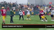 Sights and Sounds from Practice 11 of Packers Training Camp