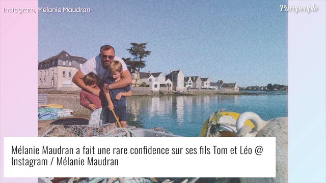 Un mélange explosif : Rares confidences de Mélanie Maudran sur ses fils, fans de sport
