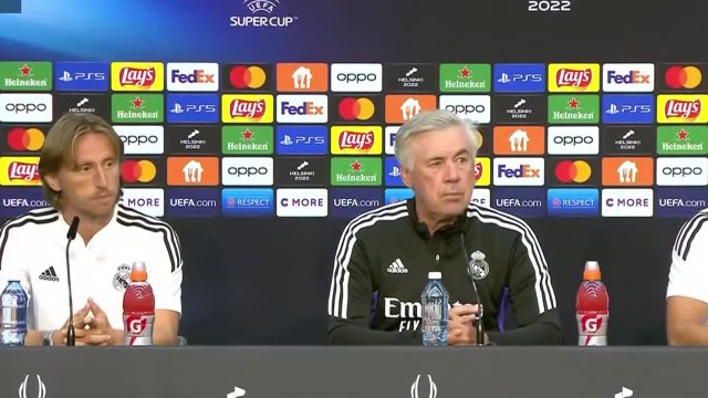 Rueda de prensa Luka Modric. Real Madrid vs Eintracht