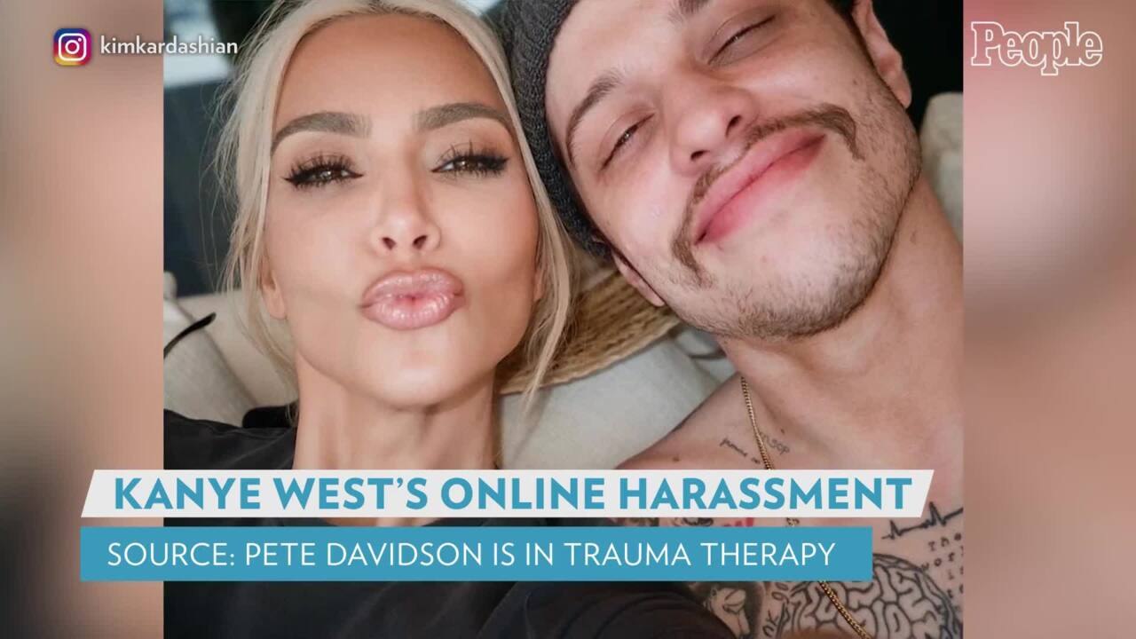 Pete Davidson Has Been in Trauma Therapy Due to Kanye West's Online Harassment: Source