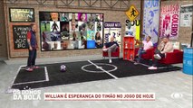 Souza critica Vitor Pereira por fazer Willian voltar para marcar