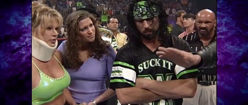 Triple H and Stephanie Mcmahon segments. RAW. FEB.14, 2000