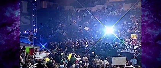 Triple H and Stephanie Mcmahon segments Raw is War. JAN.17, 2000