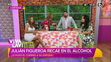 Julián Figeroa recae en el alcohol; ¿le fue infiel a su esposa?
