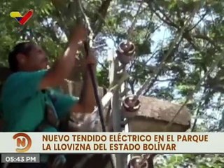 Instalan potente transformador de 100 Kva en el Parque La Llovizna del estado Bolívar