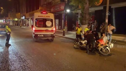 Çarpışan motosikletlerin 2 sürücüsü yaralandı