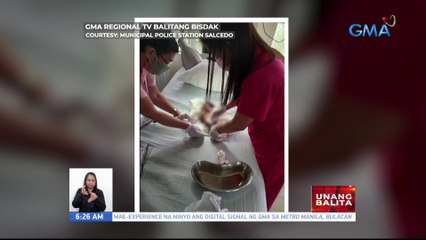 Bagong silang na sanggol, natagpuan sa damuhan | UB