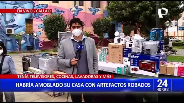 Callao: amobló vivienda con objetos robados valorizados alrededor de S/.100 mil